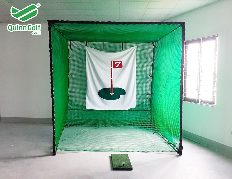 Bộ khung lưới tập golf cao cấp di động